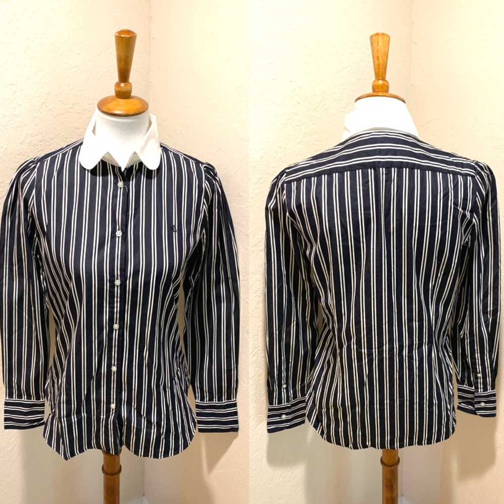 {Ralph Lauren} Striped Cotton Shirt